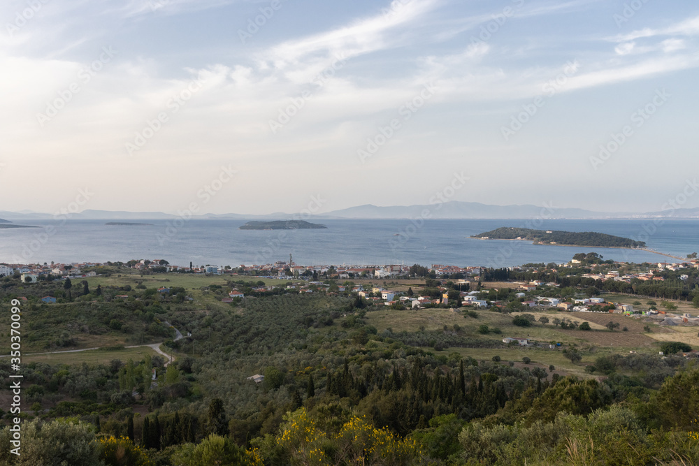 Karantina Island landscape in Izmir, Urla (Quarantine Island)