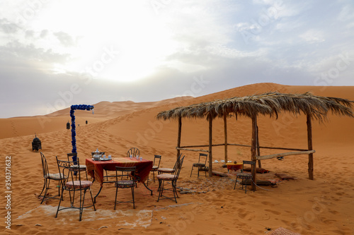 Sahara desert. Merzouga Morocco.