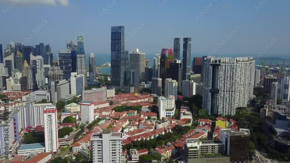 Singapore aerial view of buildings from drone 08 Singapore aerial view of buildings from drone 08