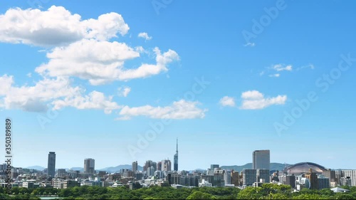 Wallpaper Mural 都市風景　福岡市　ノーマルスピード Torontodigital.ca