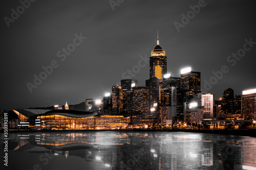 Photography Hong Kong Cityscape; Hong Kong Landscape at night