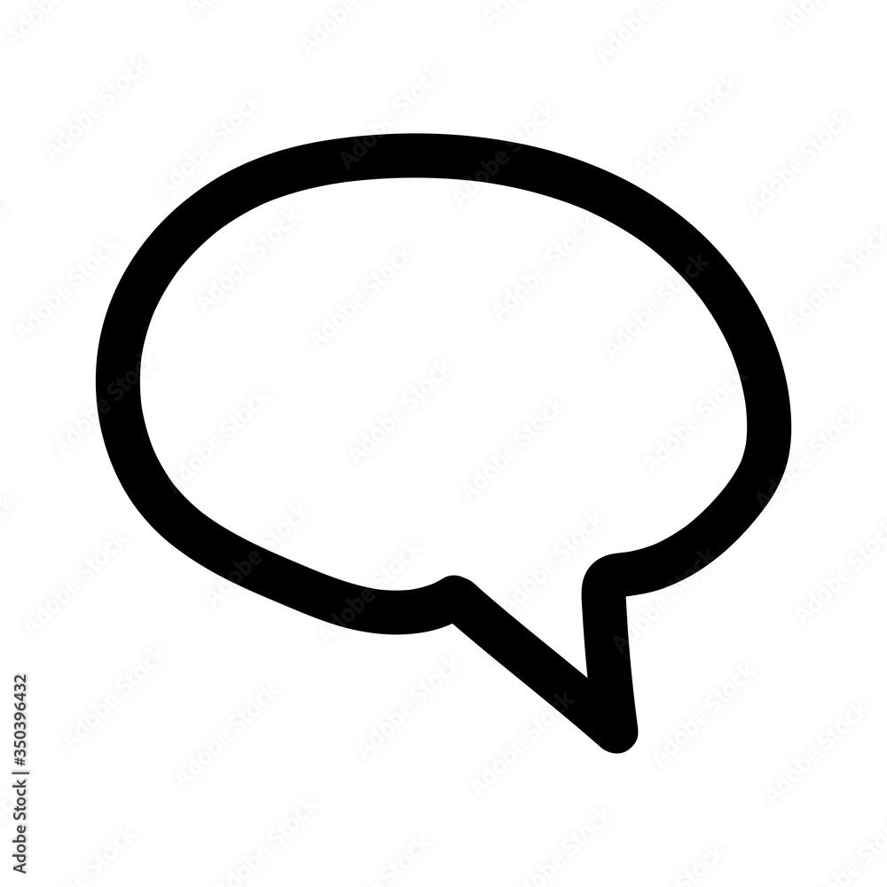Speech Bubble Icon for Graphic Design Projects Speech Bubble Icon for Graphic Design Projects