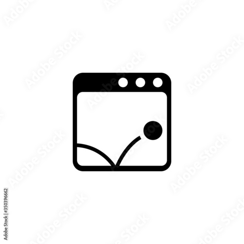 Bounce rate icon vector in black solid flat design icon isolated on white background
