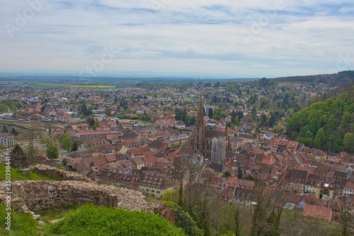Panoramic view of the town from mountain © Luís