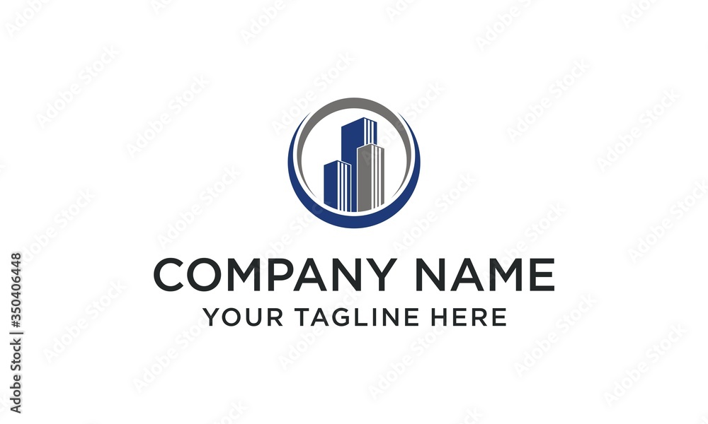 building construction company logo design building construction company logo design