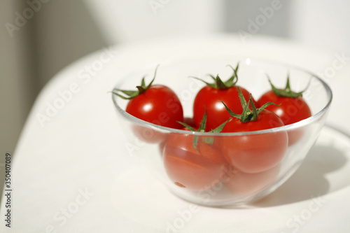 A bowl of fresh tomatoes