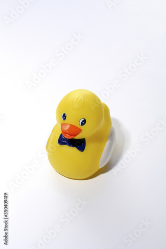Rubber duck with bow tie