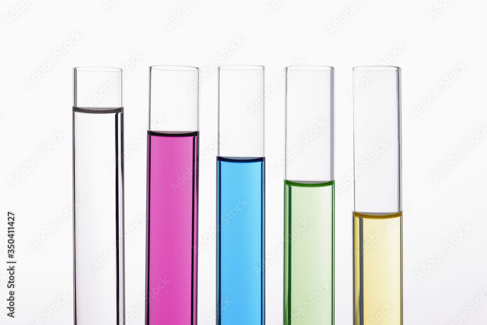 Test tubes in laboratory Test tubes in laboratory
