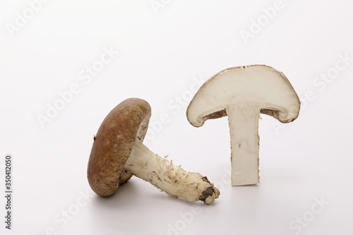 Mushroom and half sliced mushroom