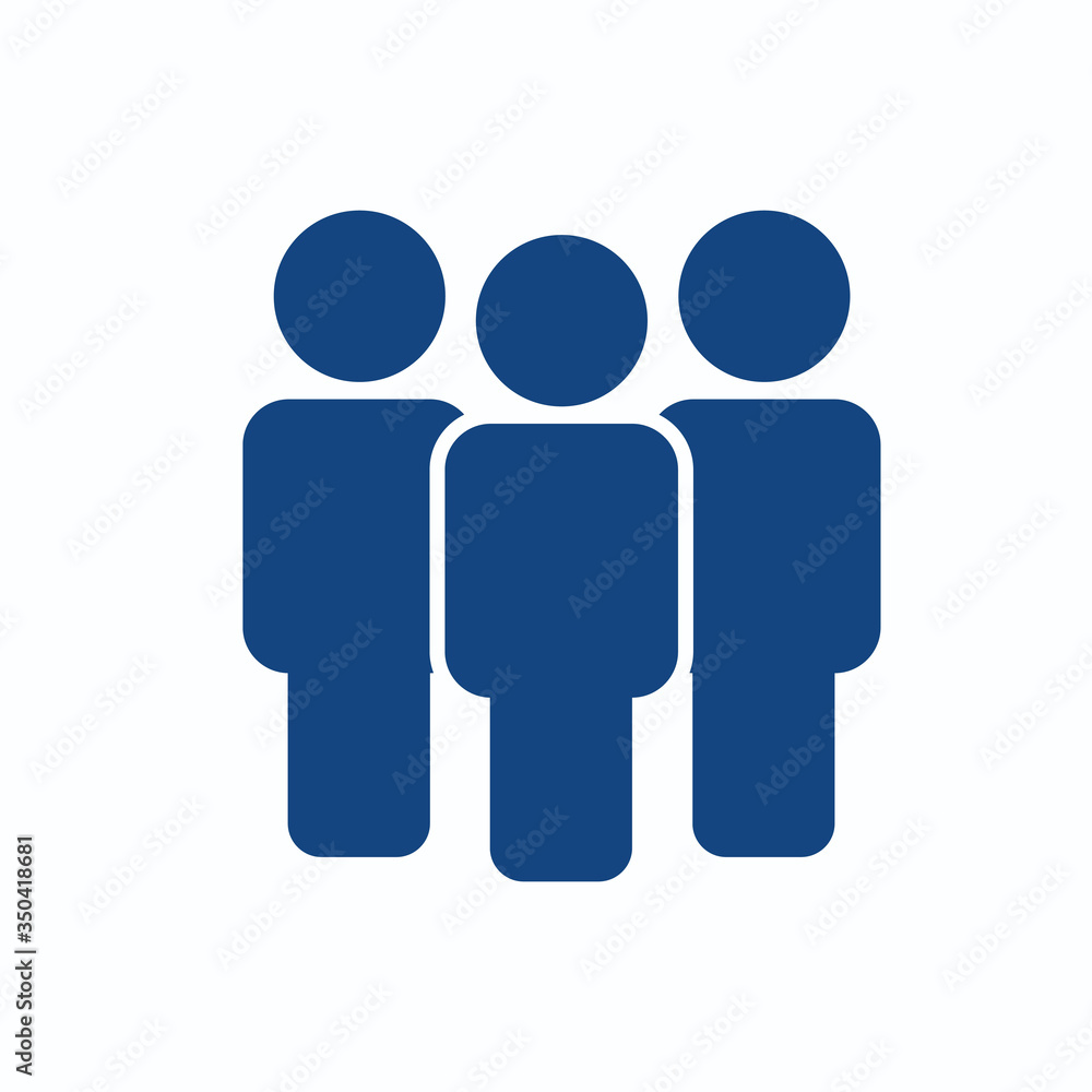 Illustration of crowd of people . vector icon 10 EPS Illustration of crowd of people . vector icon 10 EPS