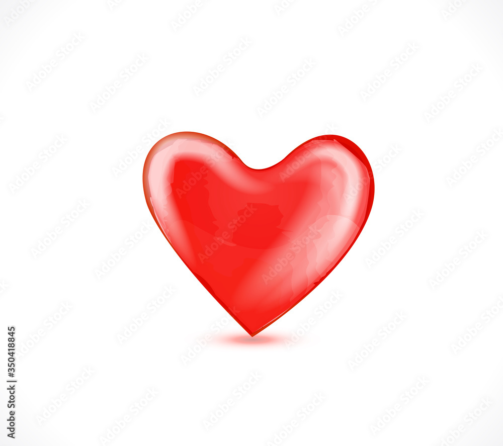 Heart icon logo vector image