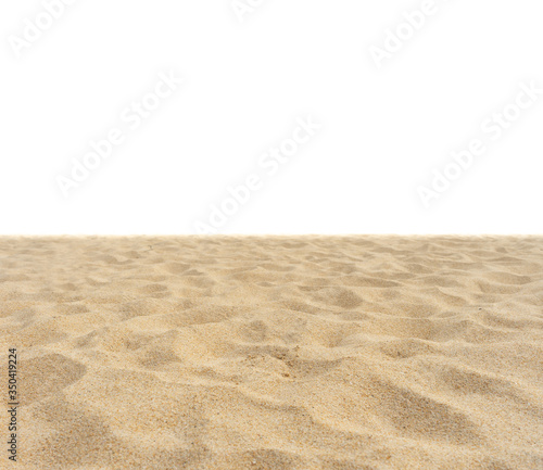 beach sand texture on white