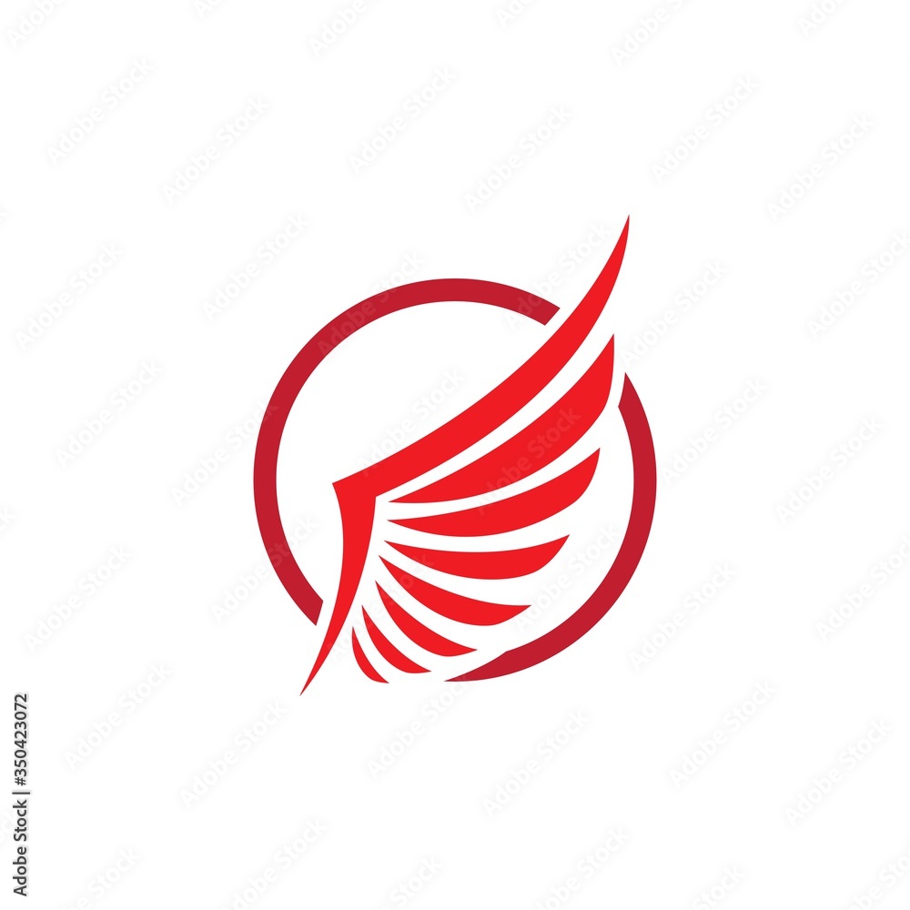 Wing logo and symbol Wing logo and symbol