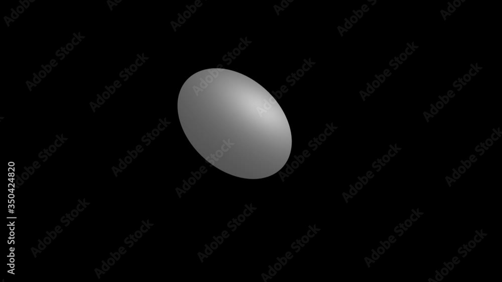 Circle twist randomly rotate animation 3d on the black background Circle twist randomly rotate animation 3d on the black background