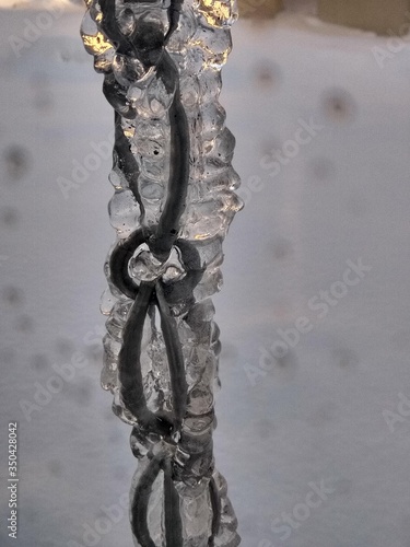 Chain Locked in Ice