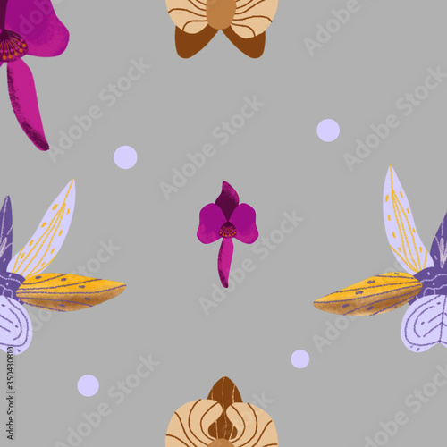 Orchid pattern