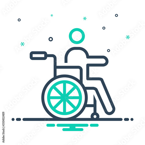 Mix icon for physically