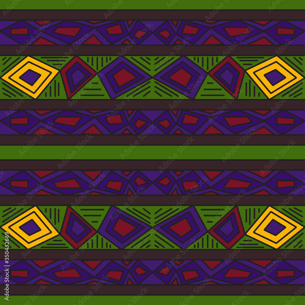Seamless ethnic background folk african endless pattern Seamless ethnic background folk african endless pattern