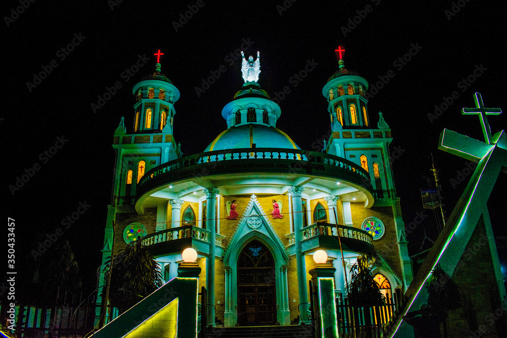 Obraz premium Church at night