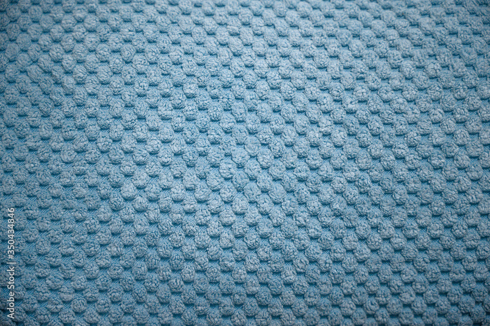 Close up blue fablic texture. Close up blue fablic texture.