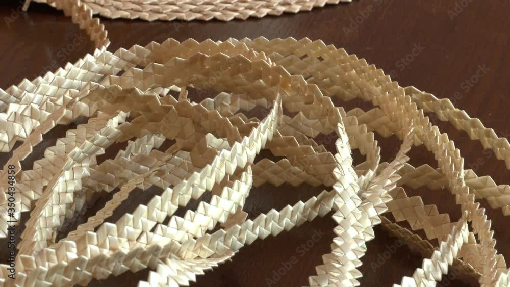 The products are made of straw.
The products are made of straw.