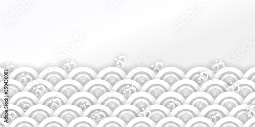 海　波　夏　背景