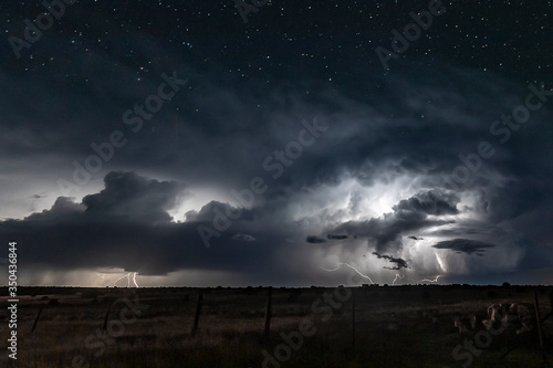 Lightning Storms on the Great Plains During Springtime photo