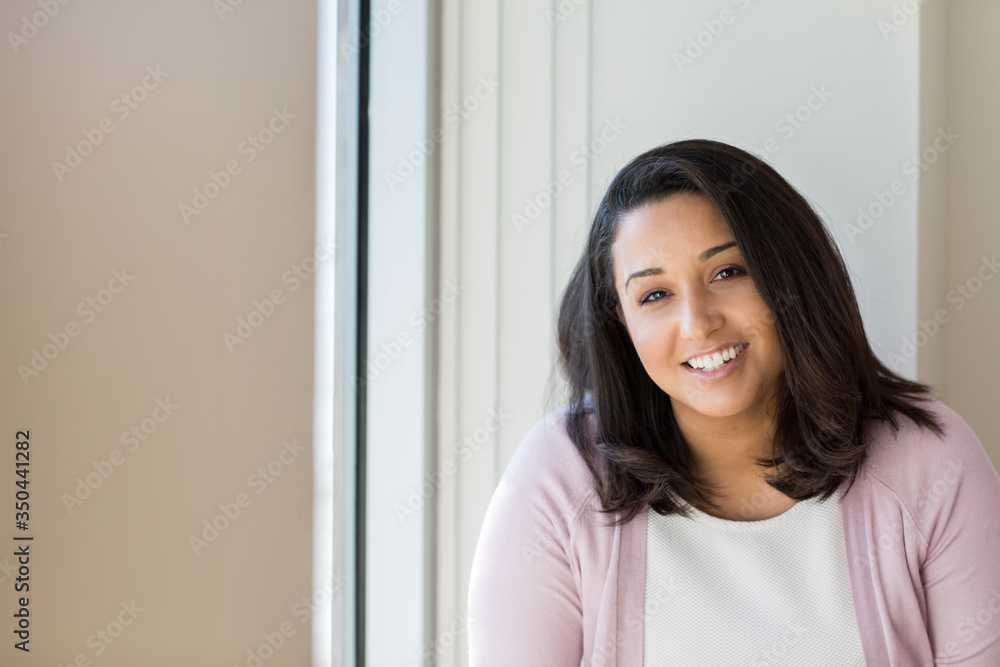 Portrait of a confident hispanic business woman. Portrait of a confident hispanic business woman.