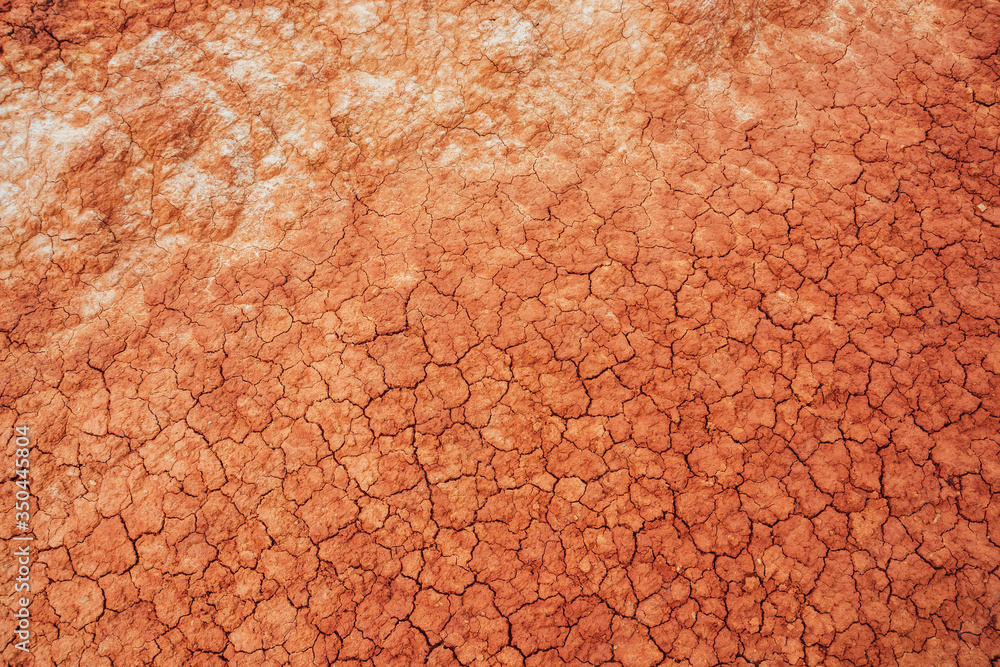 Nature background of cracked dry lands. Natural texture of soil with cracks. Broken clay surface of barren dryland wasteland close-up. Full frame to terrain with arid climate. Lifeless desert on earth Nature background of cracked dry lands. Natural texture of soil with cracks. Broken clay surface of barren dryland wasteland close-up. Full frame to terrain with arid climate. Lifeless desert on earth