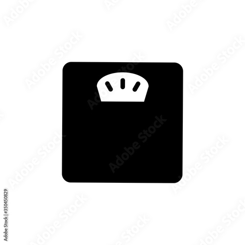 Weight Scale Icon Design Vector Template
