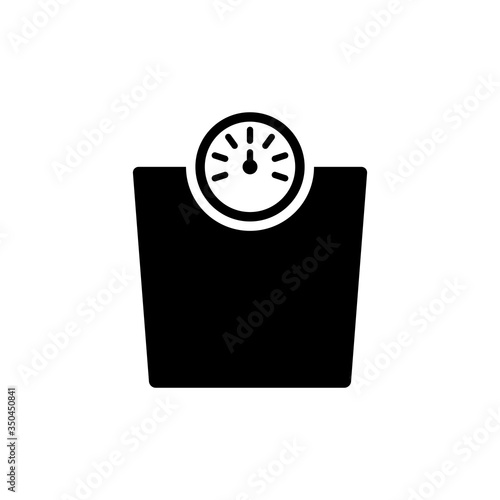 Weight Scale Icon Design Vector Template