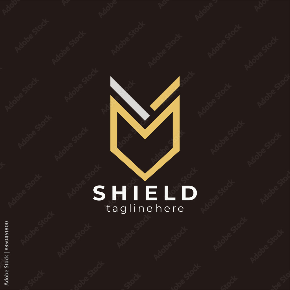 shield logo icon vector isolated shield logo icon vector isolated