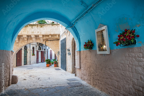 Alleyway. Bari. Puglia. Italy.