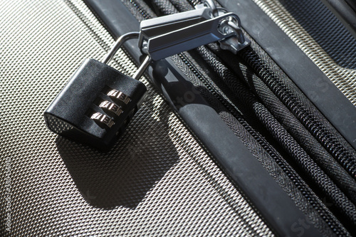 small Luggage lock, magnetic closure combinations, safety on the road