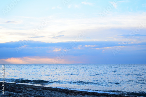 Cloudy summer days at Therma Beach - Therma, Samothraki island, Greece, Aegean sea