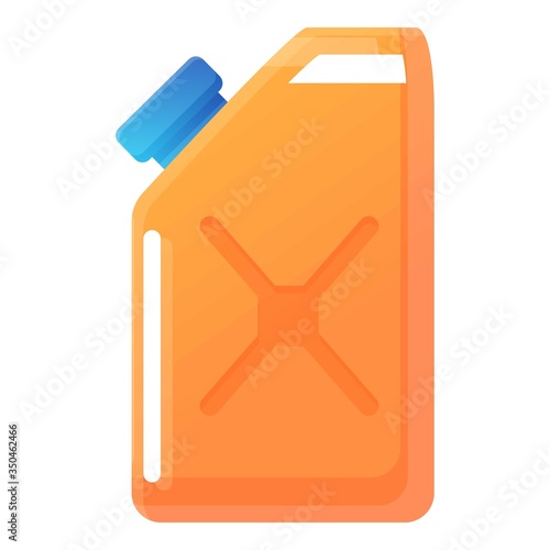 Automobile canister icon. Cartoon of automobile canister vector icon for web design isolated on white background