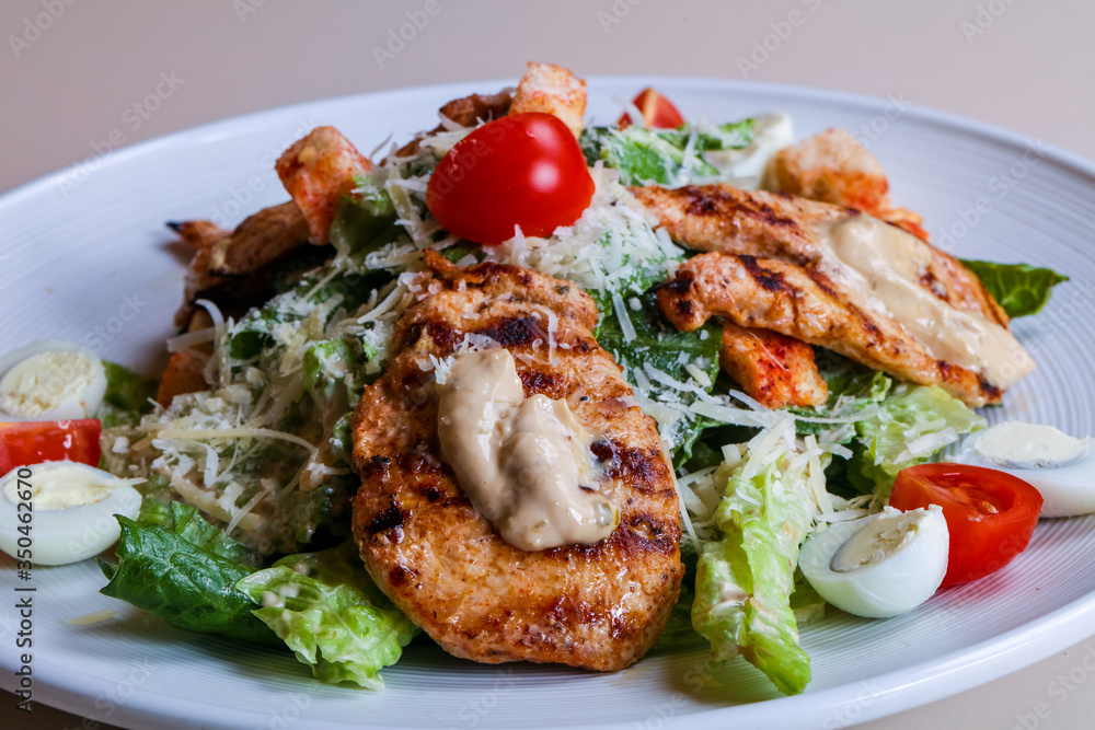 Caesar salad with chicken Caesar salad with chicken