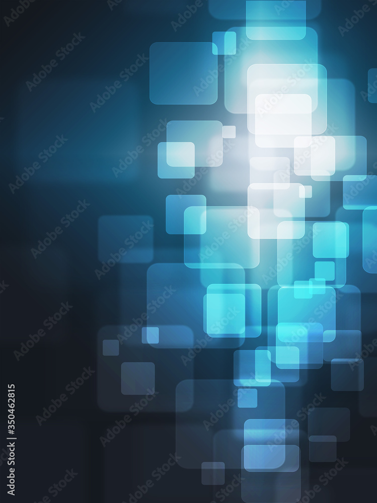 Abstract background with transparent squares.