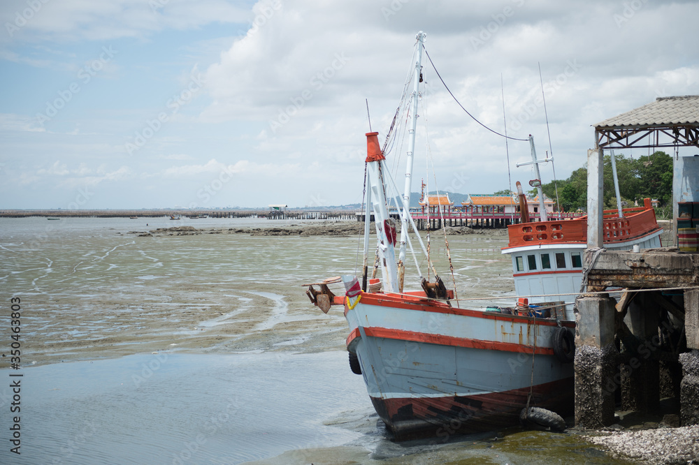 fishing boat station,rayong province, Thailand. fishing boat station,rayong province, Thailand.