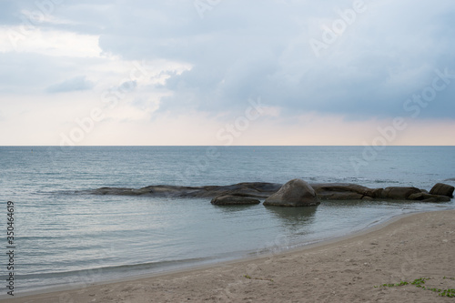 Beach and sea landscape, rayong province, Thailand