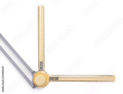 ruler from drafting or drawing table photo