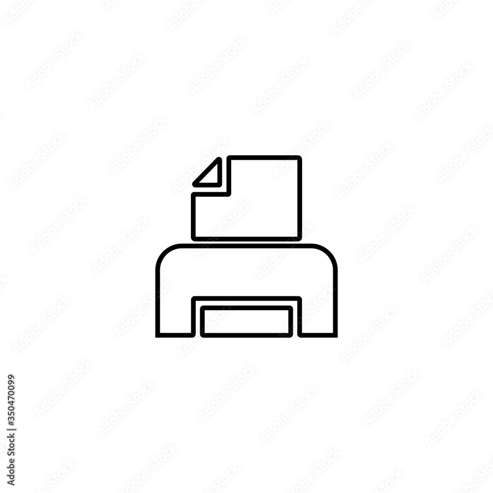 Printer icon. Scanner sign. Laser jet, ink jet printers. Document, image printouts symbol. Office tool and equipment icon for perfect web and mobile design. Printer icon. Scanner sign. Laser jet, ink jet printers. Document, image printouts symbol. Office tool and equipment icon for perfect web and mobile design.