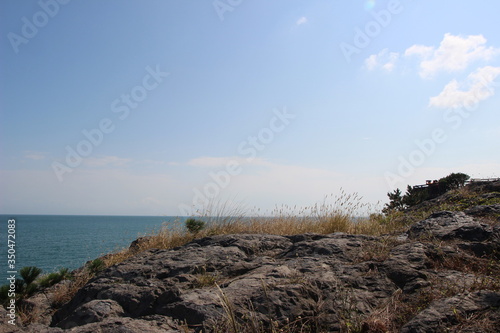 view of the coast of the sea