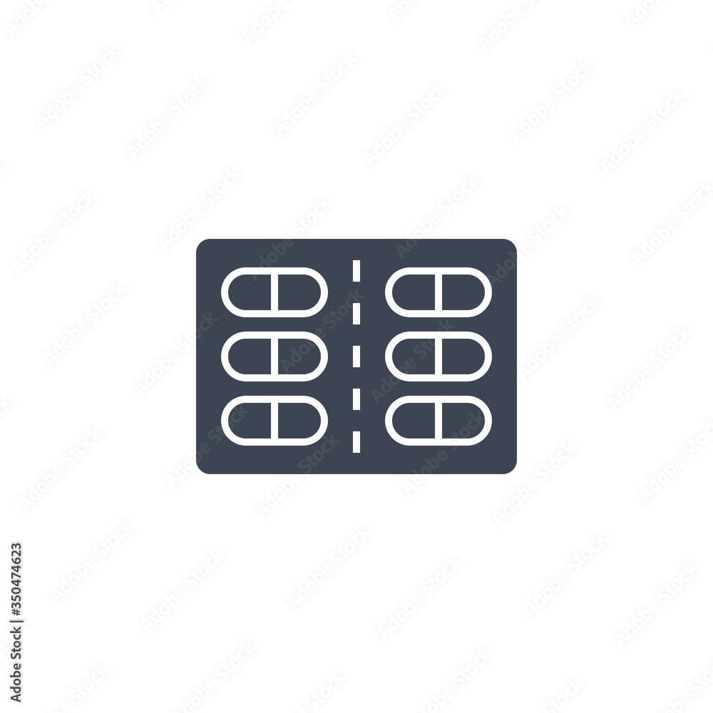Pills related vector glyph icon. Isolated on white background. Vector illustration. Pills related vector glyph icon. Isolated on white background. Vector illustration.