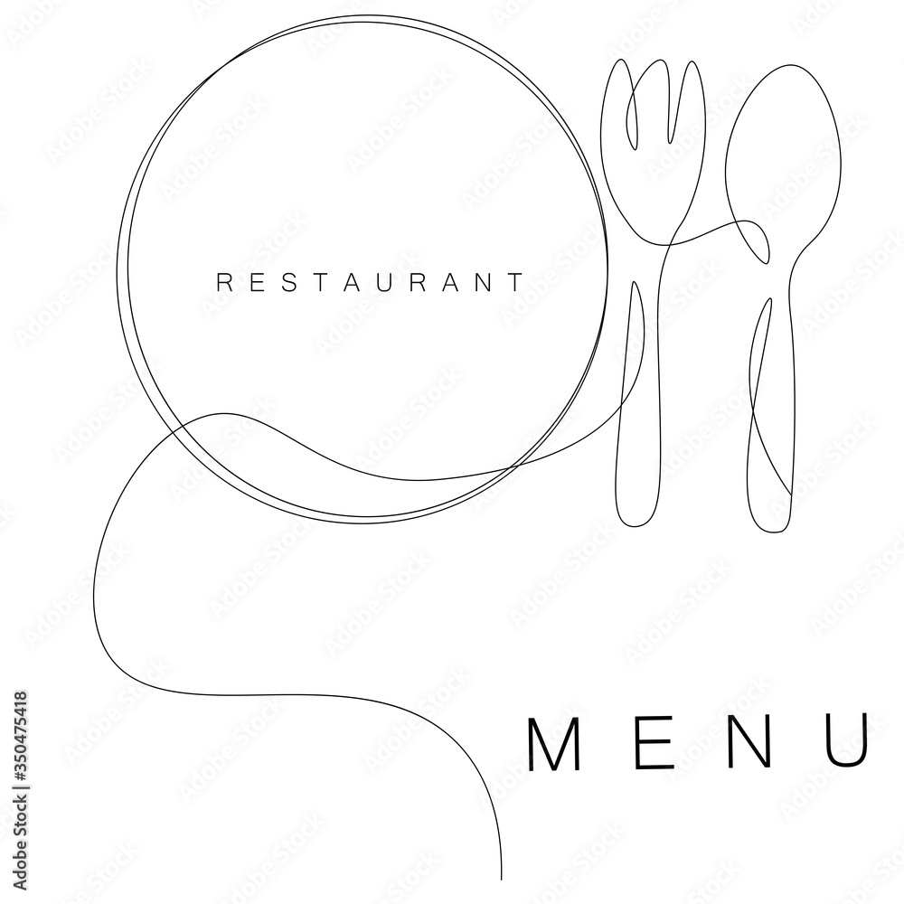 Restaurant menu background design vector illustration Stock Vector  Adobe  Stock