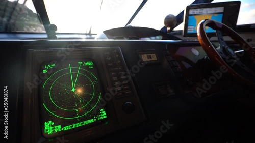yacht, motor boat control, devices