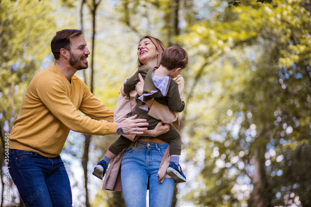 Fototapeta premium Family is happiness.