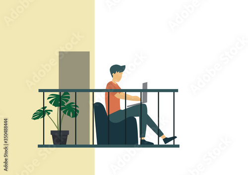 Working at home 