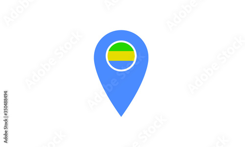 Free Download Gabon Location pin map navigation label symbol - GFXLoad