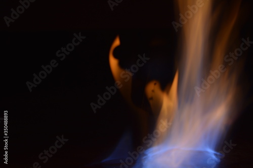 fire in the dark
